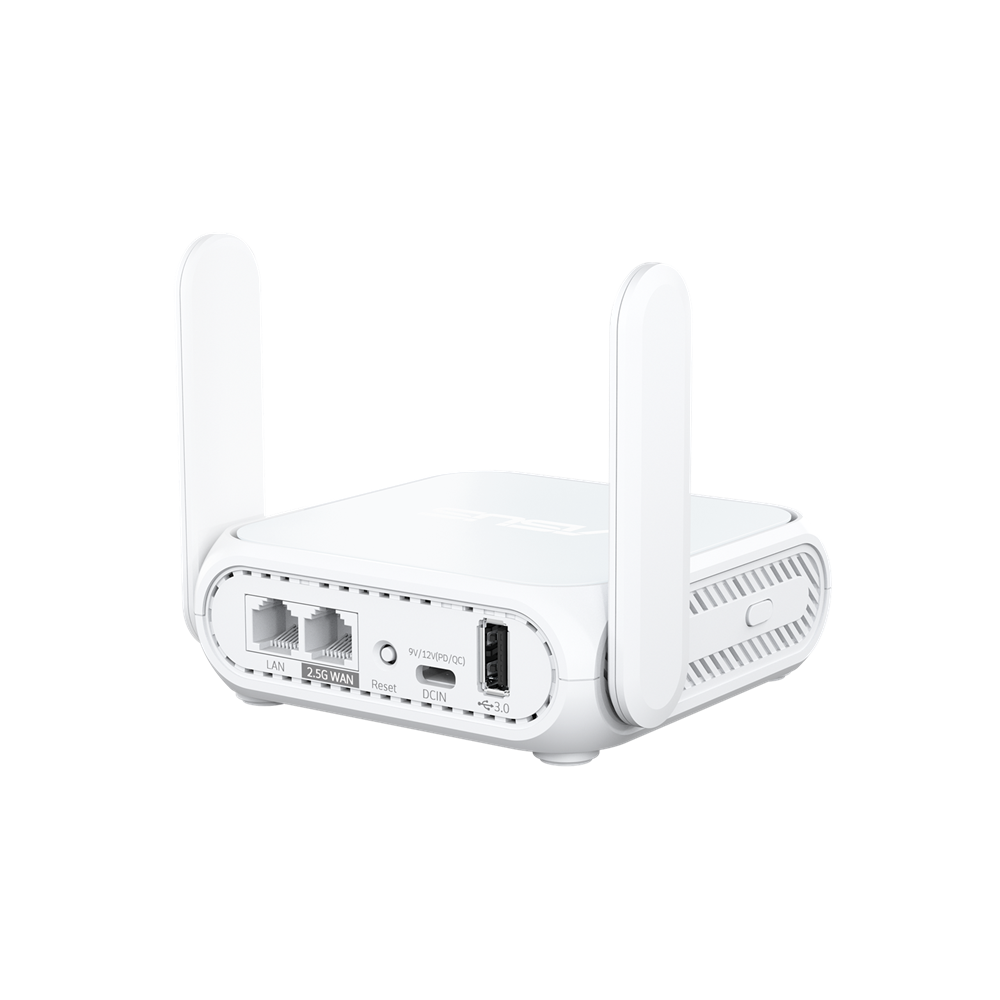 ASUS RT-BE58 Go BE3600 Dual-Band WiFi 7 Travel Router Multi-mode, 2.5G Port