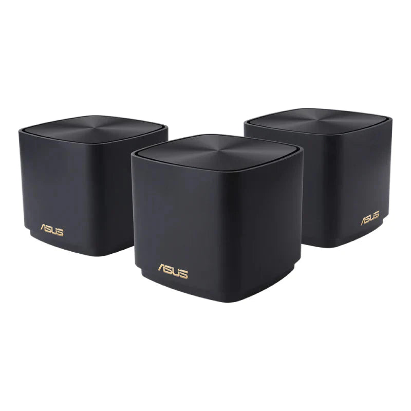 ASUS ZENWIFI XD4 PLUS - AX1800 Whole-Home Mesh WiFi 6 System 3 Pack - Black