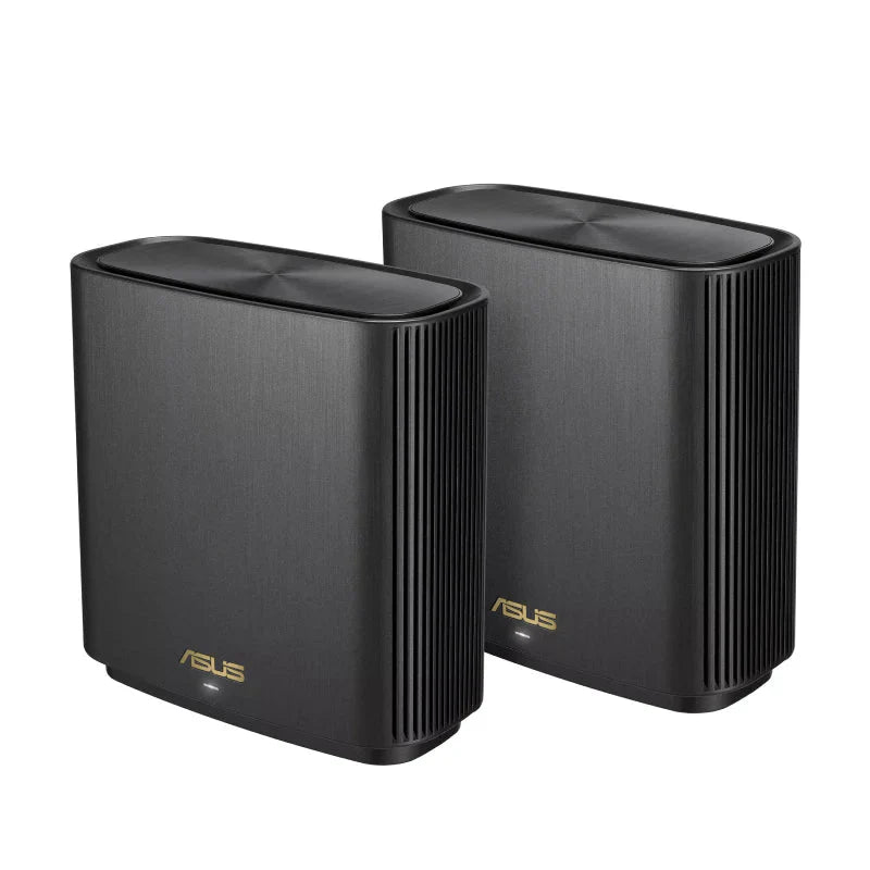 ASUS (XT8) ZenWi-Fi AX6600 Whole Home Tri-Band Mesh WiFi 6 - 5GHz (1201 Mbps) / USB 3.1 Gen 1 / Gigabit WAN / Gigabit LAN (2-Pack)