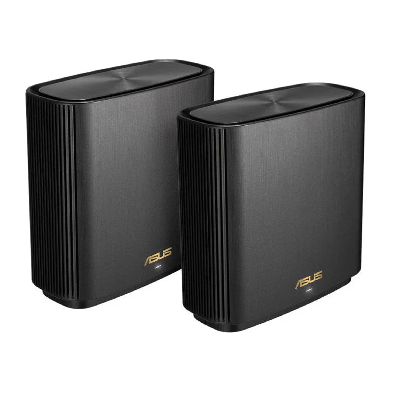 ASUS (XT8) ZenWi-Fi AX6600 Whole Home Tri-Band Mesh WiFi 6 - 5GHz (1201 Mbps) / USB 3.1 Gen 1 / Gigabit WAN / Gigabit LAN (2-Pack)