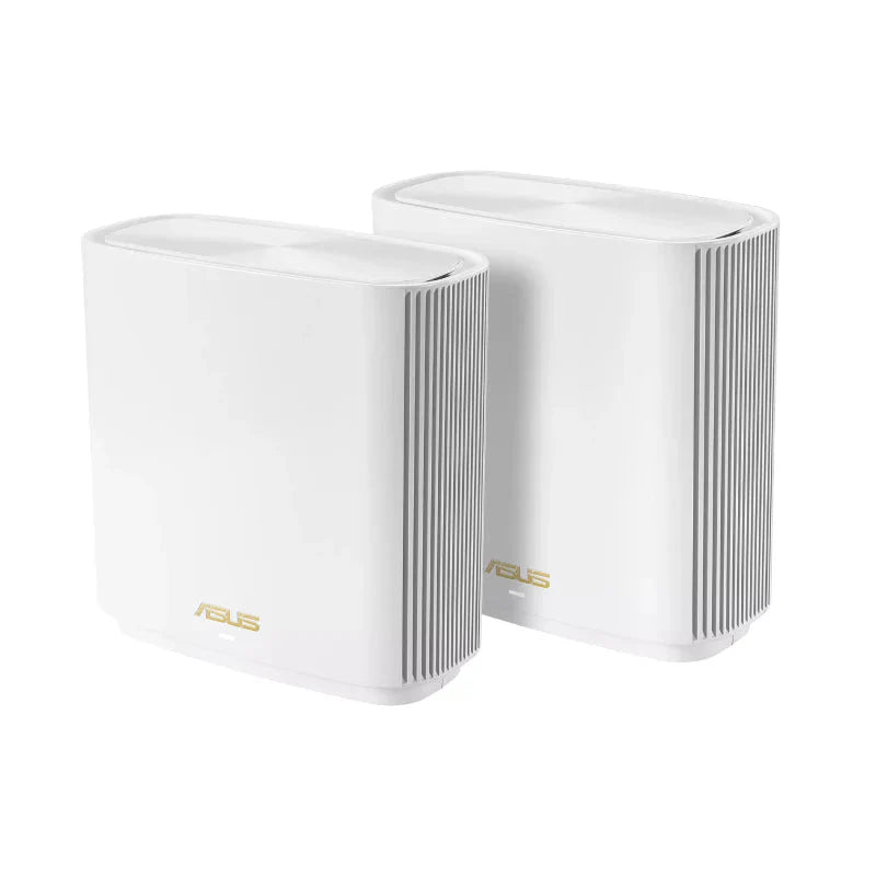 ASUS (XT8) ZenWi-Fi AX6600 Whole Home Tri-Band Mesh WiFi 6 - 5GHz (1201 Mbps) / USB 3.1 Gen 1 / Gigabit WAN / Gigabit LAN (2-Pack)