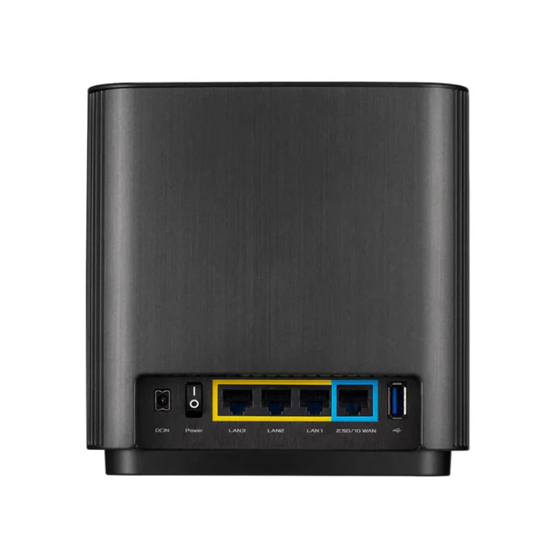 ASUS (XT8) ZenWi-Fi AX6600 Whole Home Tri-Band Mesh WiFi 6 - 5GHz (1201 Mbps) / USB 3.1 Gen 1 / Gigabit WAN / Gigabit LAN