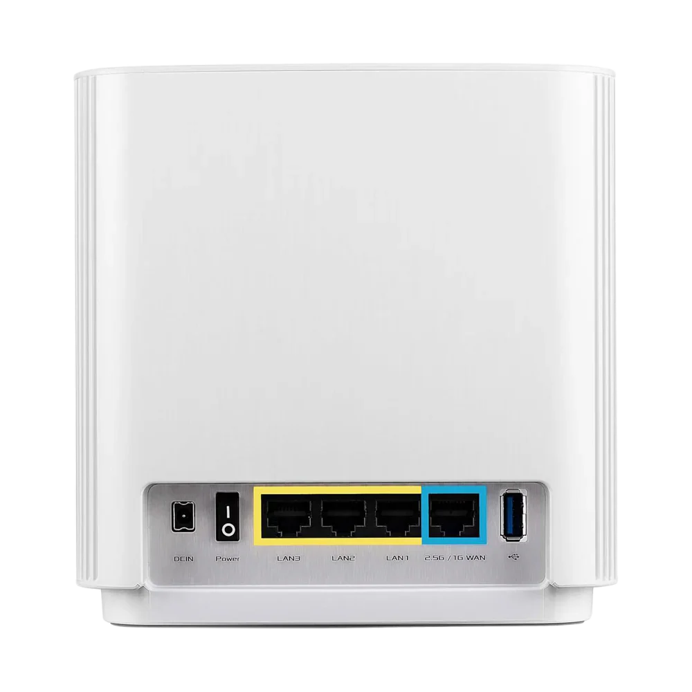 ASUS ZenWiFi AX XT8 - AX6600 Whole-Home Tri-band Mesh WiFi 6 System 1 Pack - White