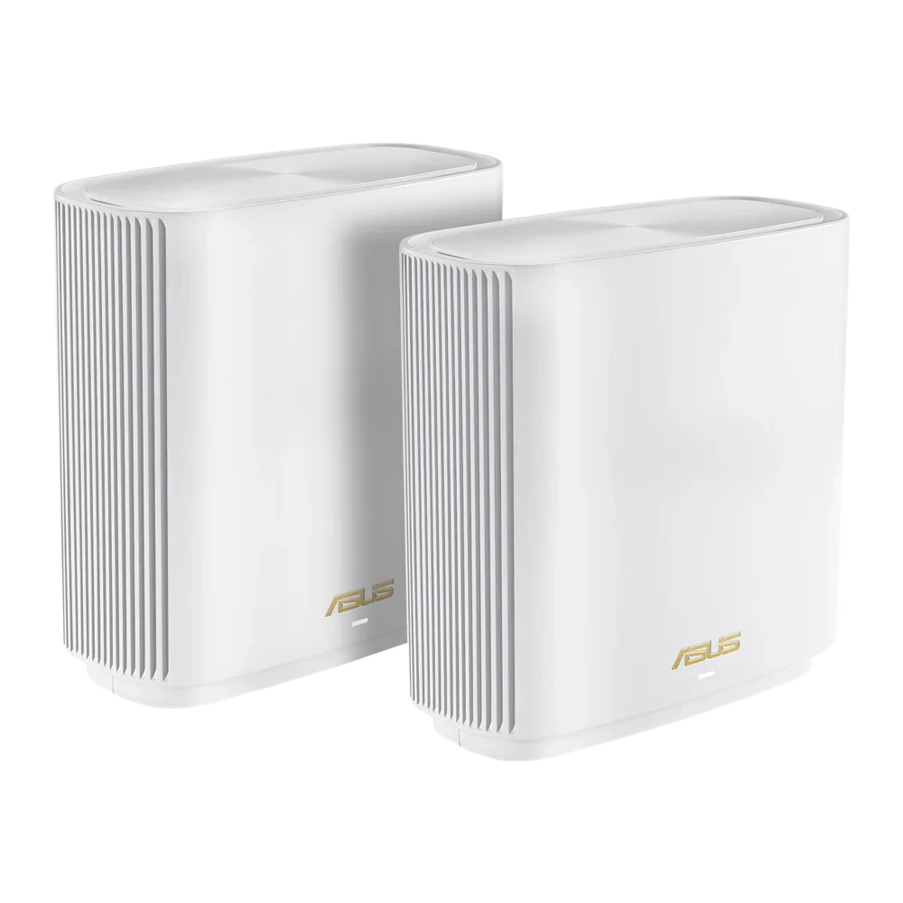 ASUS ZenWiFi AX XT8 - AX6600 Whole-Home Tri-band Mesh WiFi 6 System 2 Pack - White
