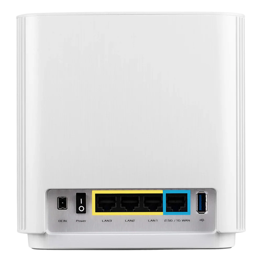 ASUS ZenWiFi AX XT8 - AX6600 Whole-Home Tri-band Mesh WiFi 6 System 2 Pack - White