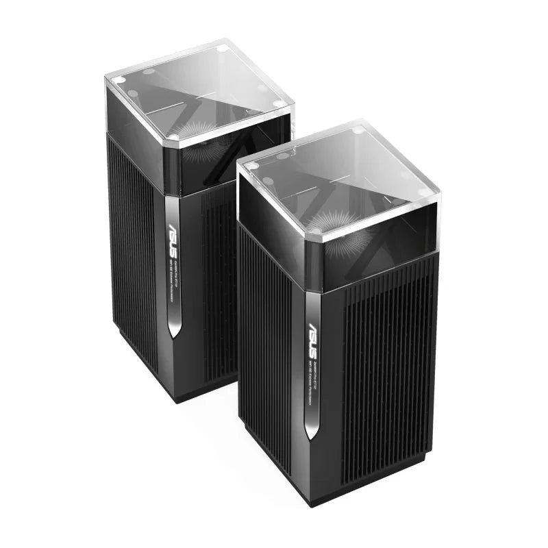 ASUS ZenWiFi Pro (ET12) AXE11000 Tri-Band WiFi 6E Mesh System - 6GHz (4804 Mbps) / Gigabit WAN / Gigabit LAN (2-Pack)