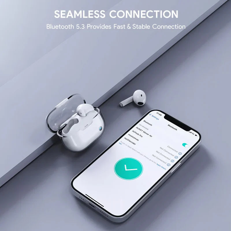 AUKEY EP-M2 True Wireless Earbuds - Bluetooth / 320mAh / White
