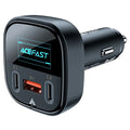 Acefast B5 101W Car Charger – Triple Port Fast Charging Adapter