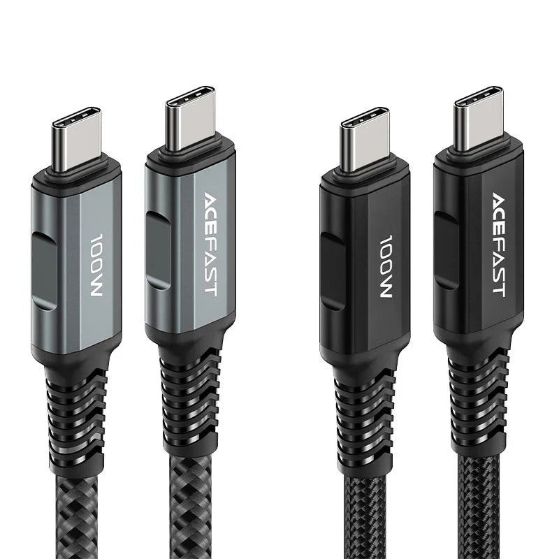Acefast C4-03 USB-C to USB-C 100W Cable – 2m with E-Marker Chip