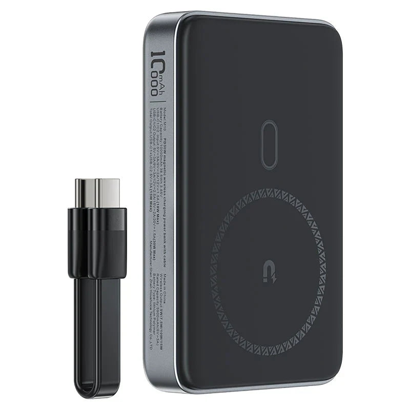Acefast M10 Magnetic Wireless Power Bank – 10000mAh PD30W Fast Charge