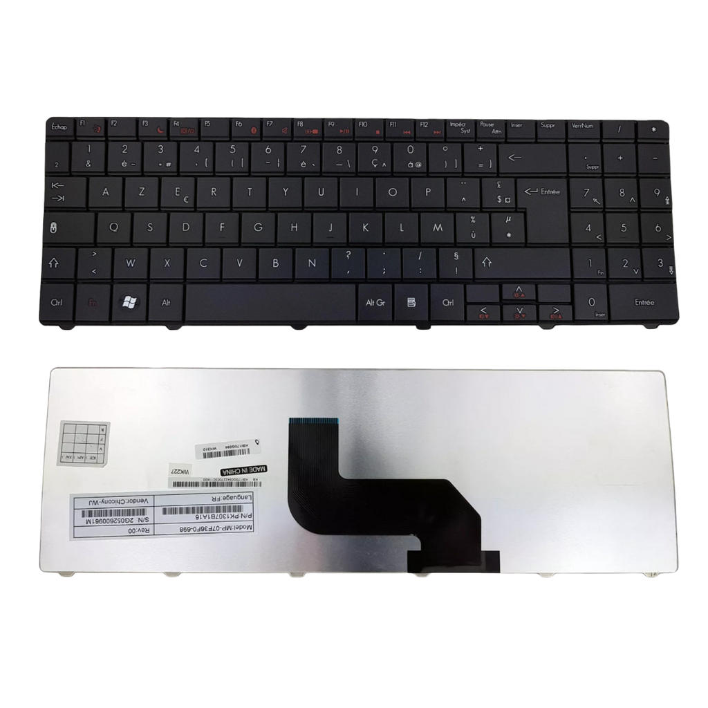 Acer Packard Bell Laptop Keyboard Compatible with TJ61 / TJ62 / TJ65 / TJ67 Series