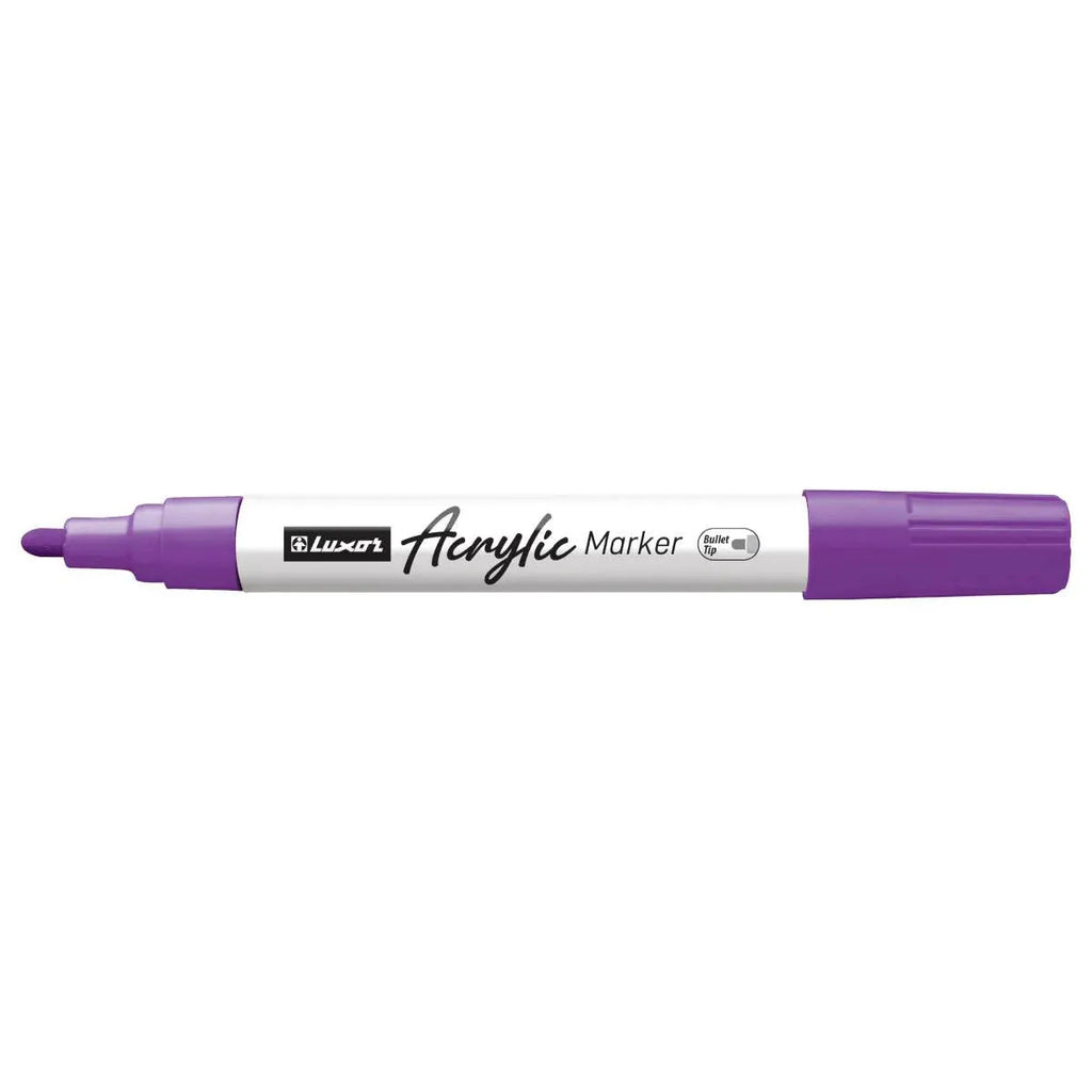 Luxor- Acrylic Marker 6 Assorted Marker
