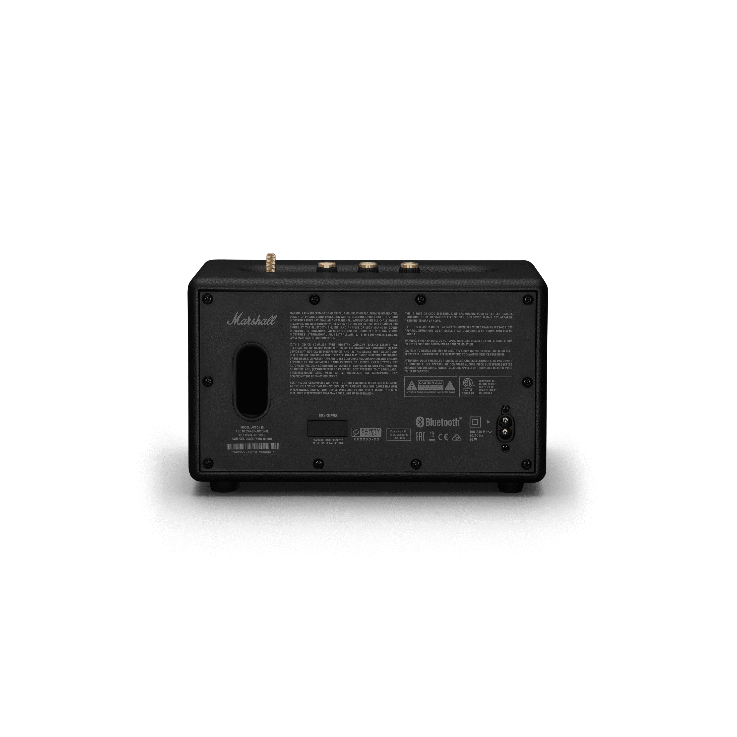 Marshall Act BT III Speaker Black