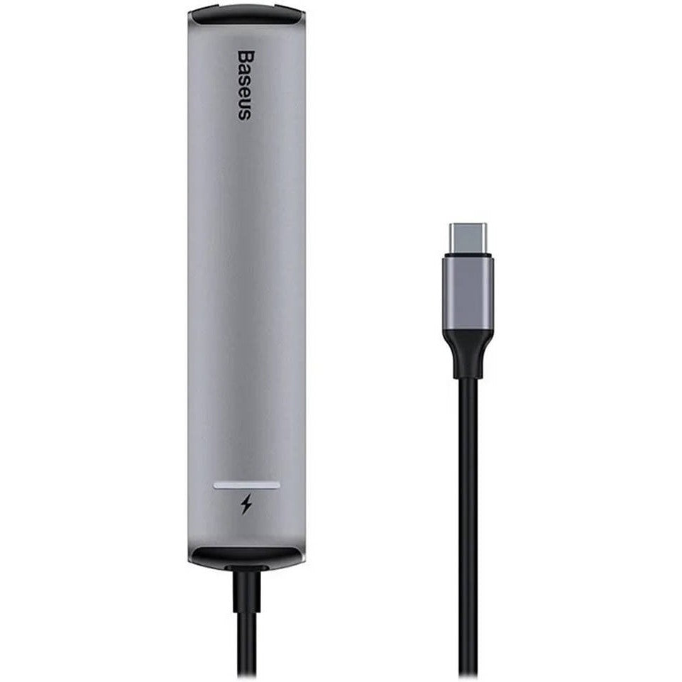 Adapter Baseus Adapter USB-C To 3XUSB HDMI USB-C 6in1 Silver