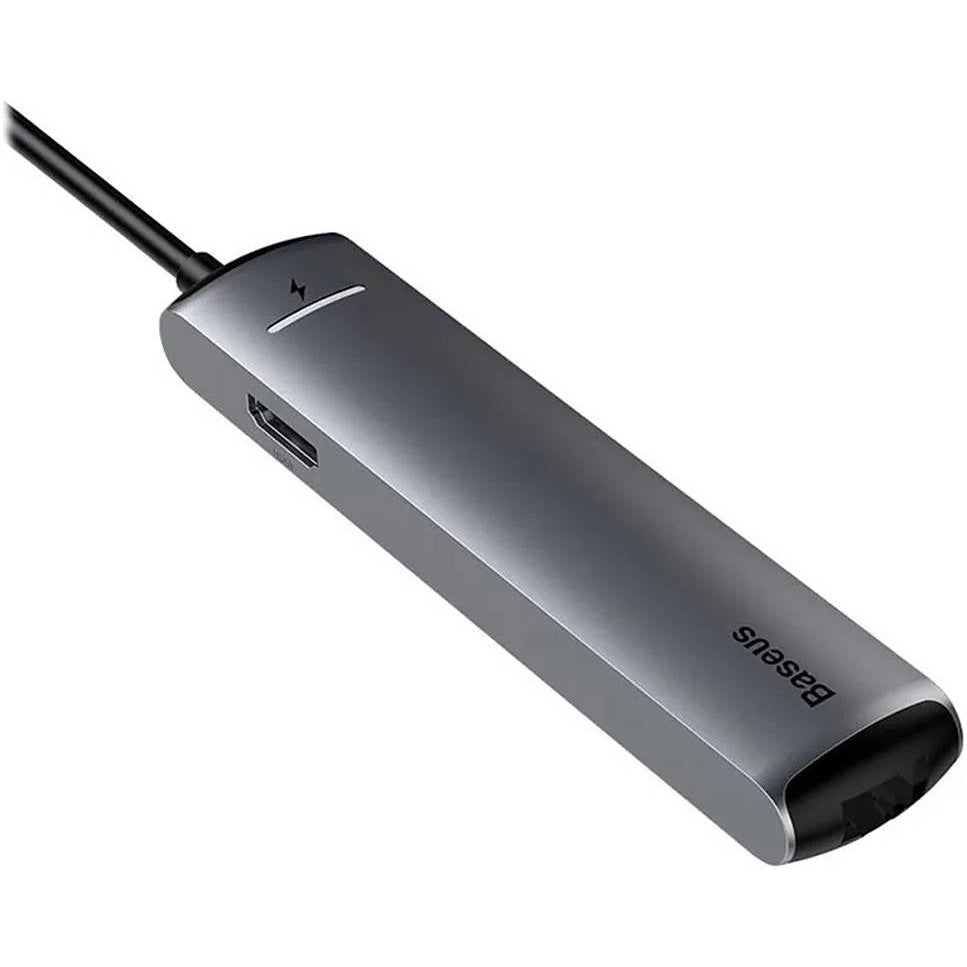 Adapter Baseus Adapter USB-C To 3XUSB HDMI USB-C 6in1 Silver