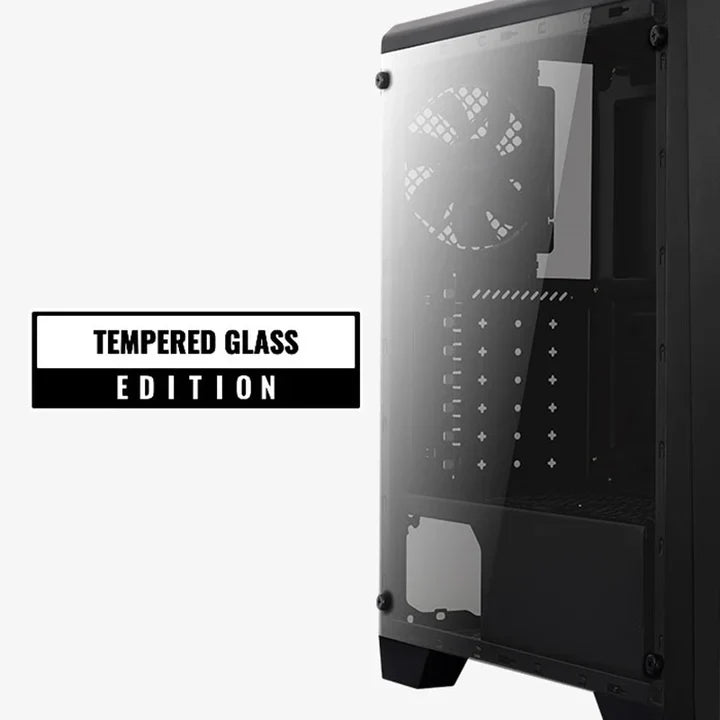 Aerocool Cylon RGB ATX Mid Tower Case - Black