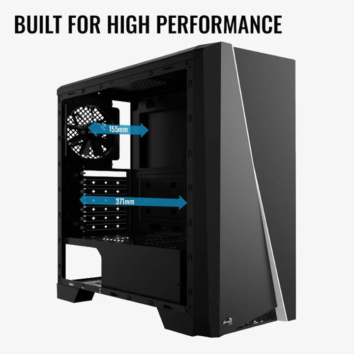 Aerocool Cylon RGB ATX Mid Tower Case - Black