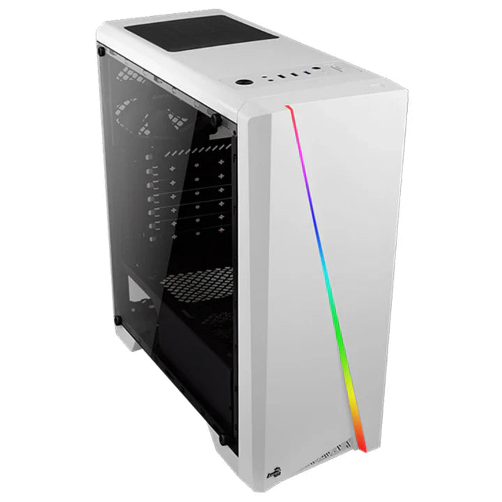 Aerocool Cylon RGB ATX Mid Tower Case - White