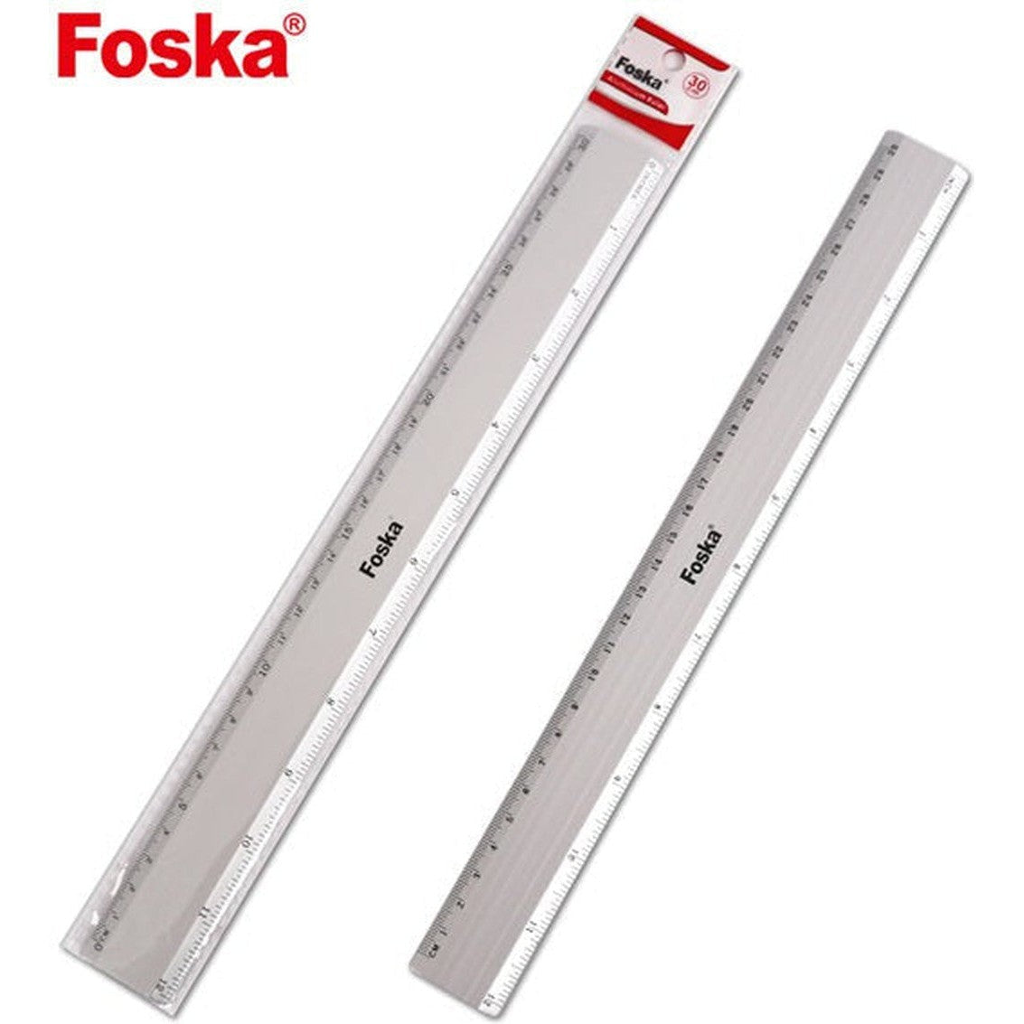 Aluminium Ruler 20Cm Foska Rf1604