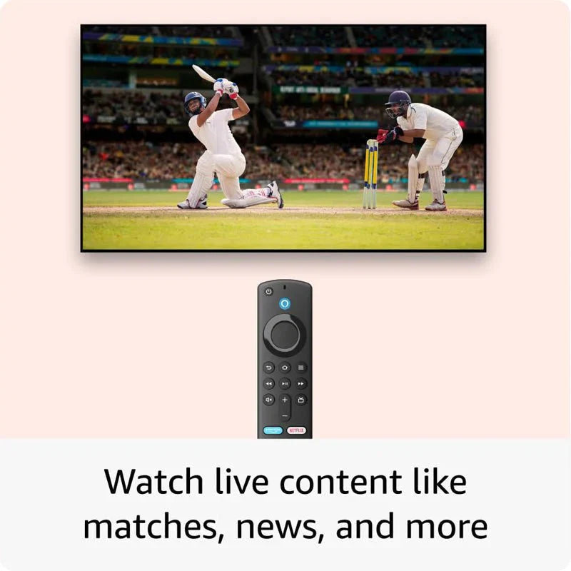 Amazon Fire TV Stick 4K Streaming HDR Media Player - Black