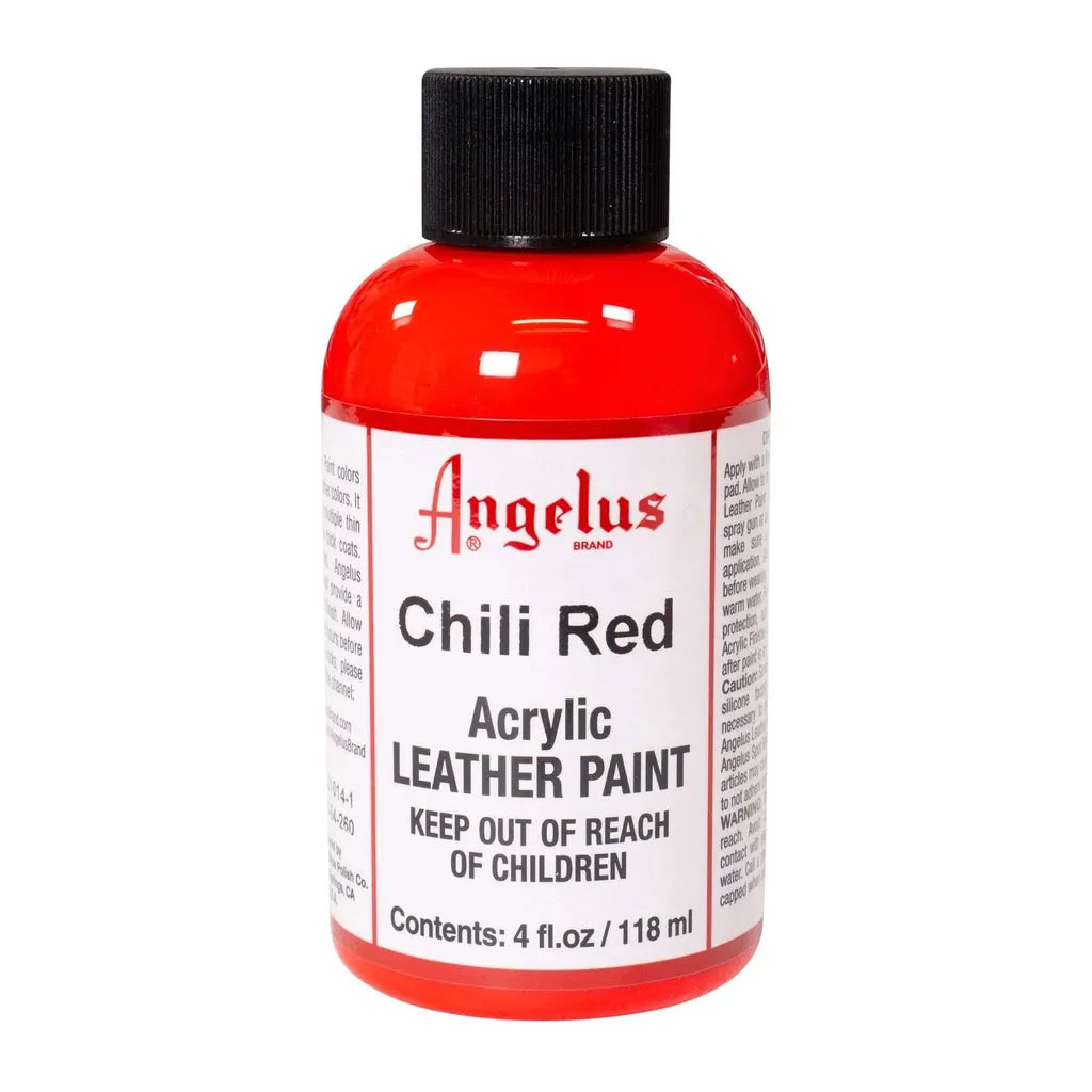 Angelus Acrylic Chili Red Paint 118ml