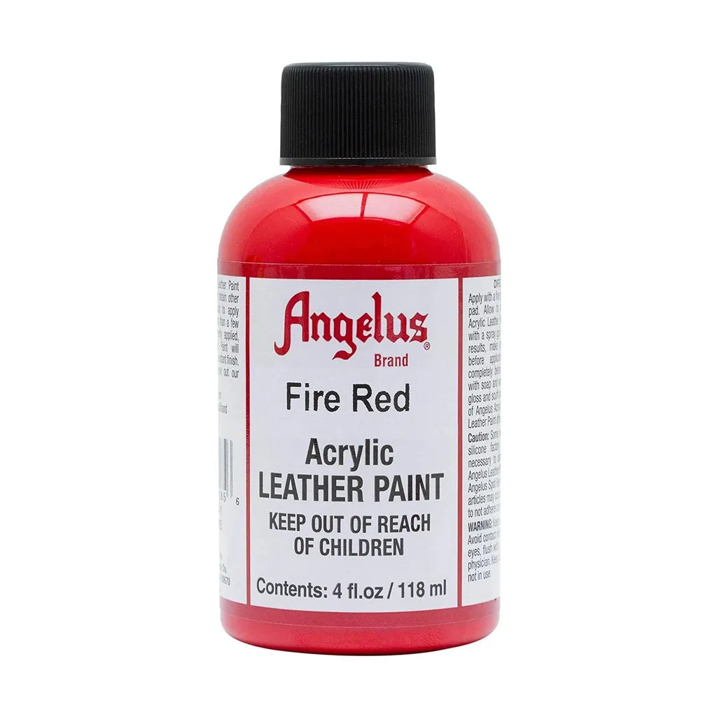 Angelus Acrylic Fire Red Paint 118ml