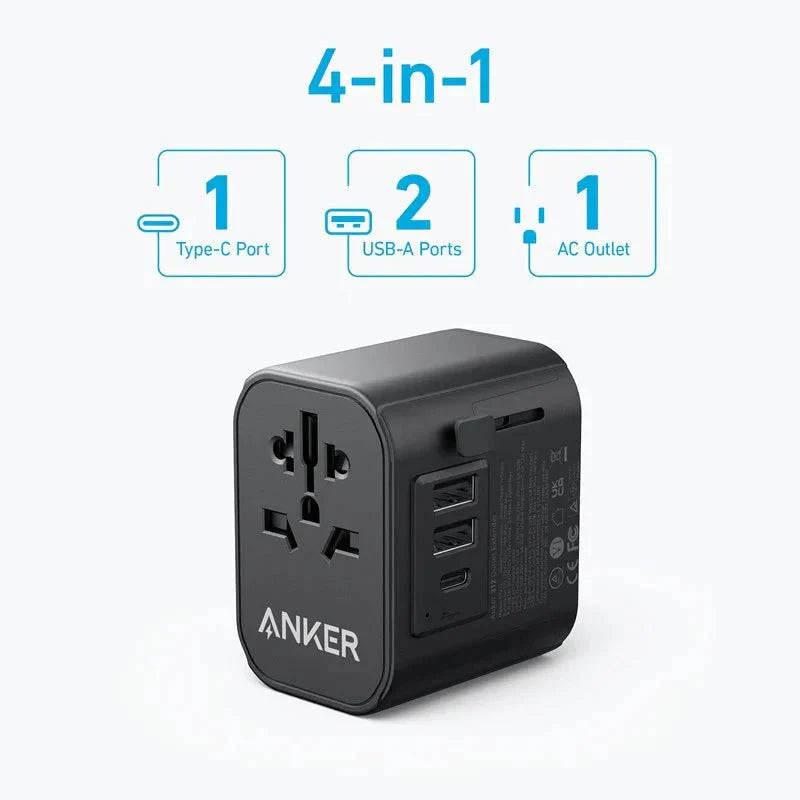 Anker 312 Outlet Extender -Black