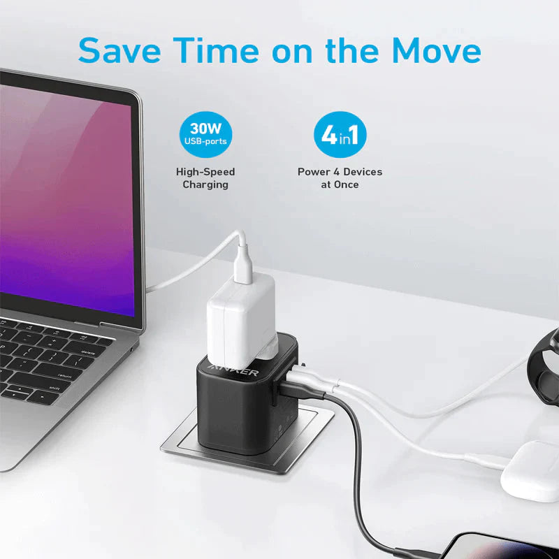 Anker 312 Outlet Extender -Black