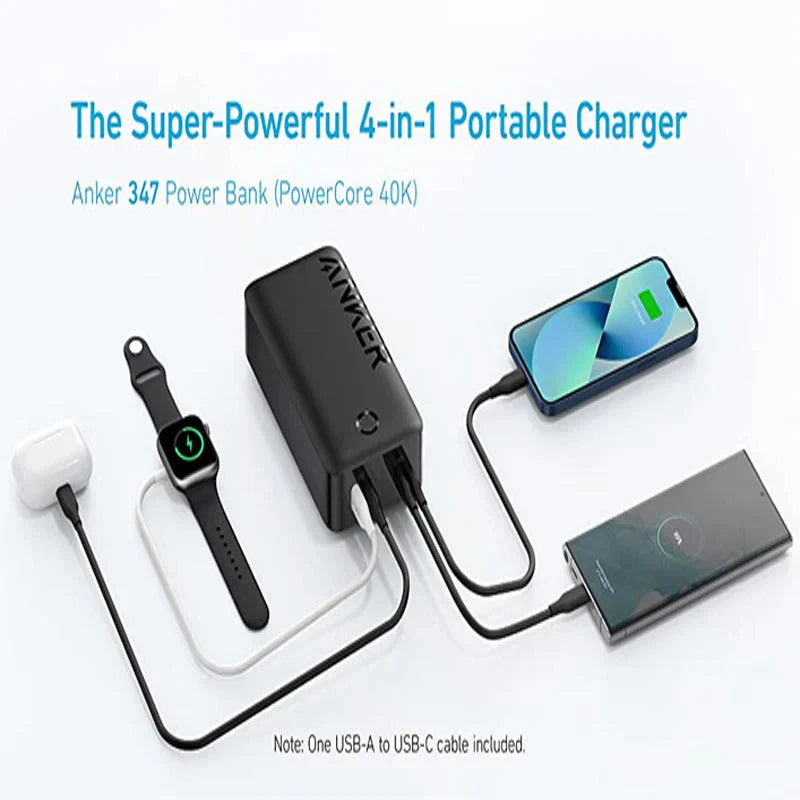 Anker 347 Power Bank (PowerCore 40K) 30W PD - Black
