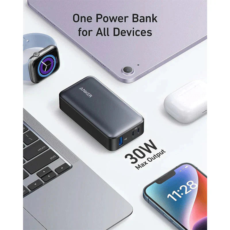 Anker 533 Power Bank (PowerCore 30W ) 10000 PD - Black