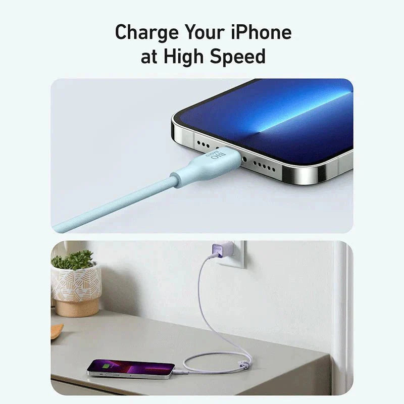 Anker 542 USB-C to Lightning Cable (Bio-Based) (0.9m/3ft) -Blue
