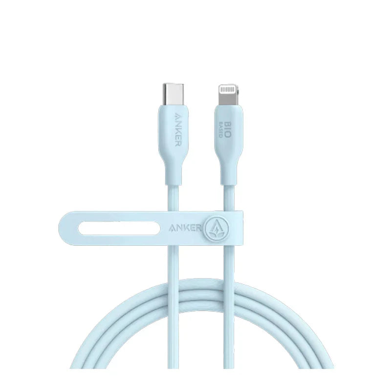 Anker 542 USB-C to Lightning Cable (Bio-Based) (0.9m/3ft) -Blue