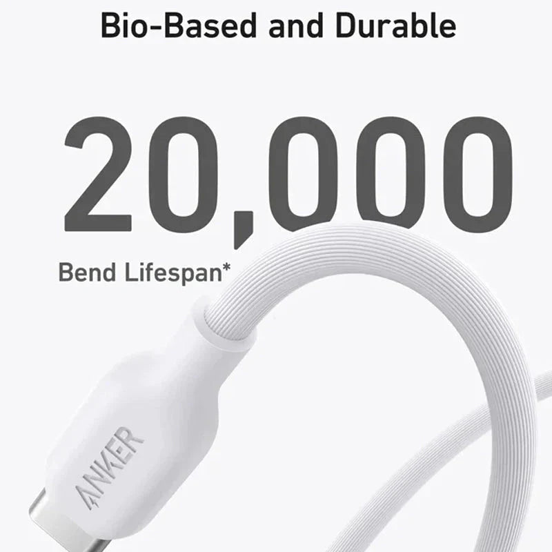 Anker 544 USB-C to USB-C Cable 140W (Bio-Based) (1.8m/6ft) -White