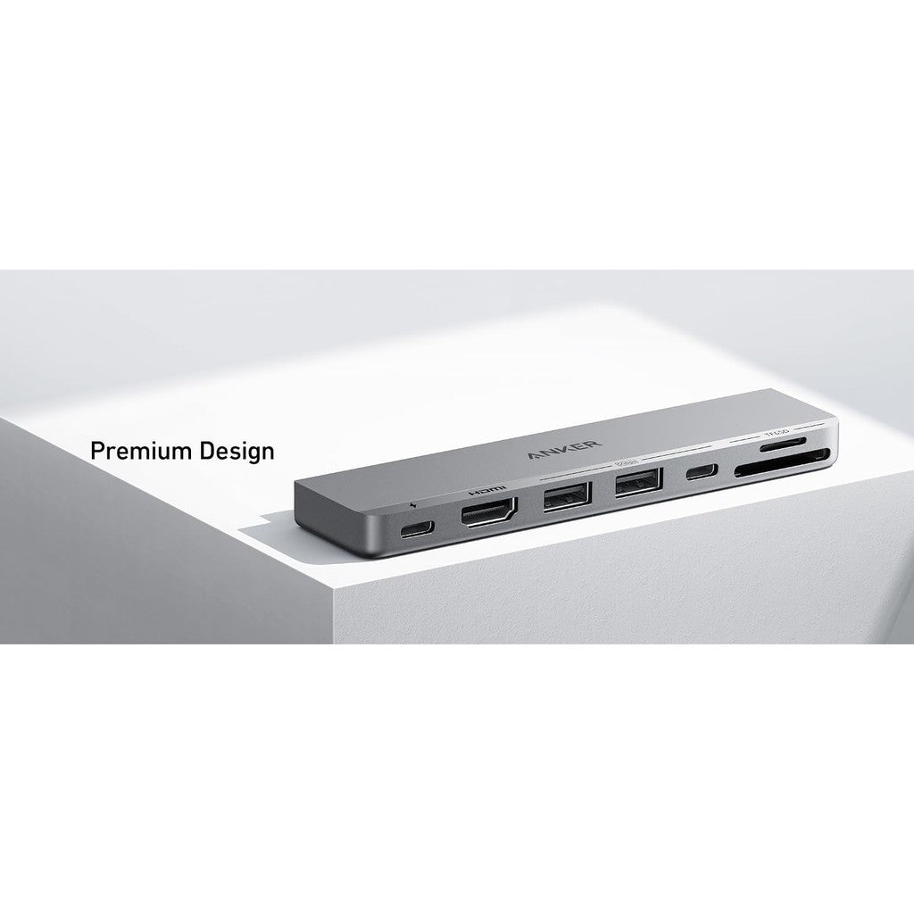 Anker 547 USB-C Hub 7-in-2, for MacBook Silver