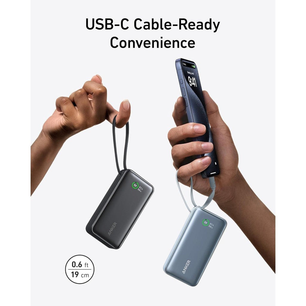 Anker Nano Power Bank - 30W / USB-C / 10000mAh PD / Black