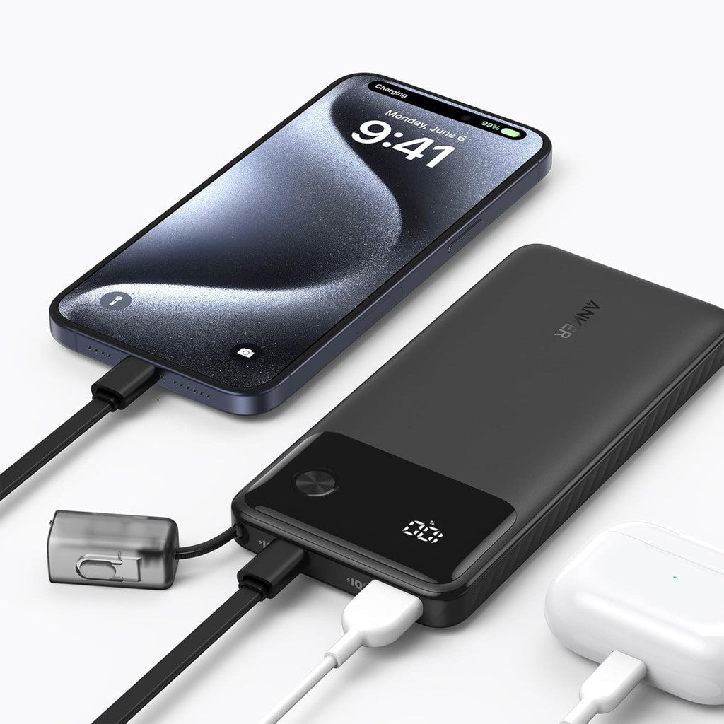 Anker Power Bank - 22.5W / USB-C / 10000mAh / Black
