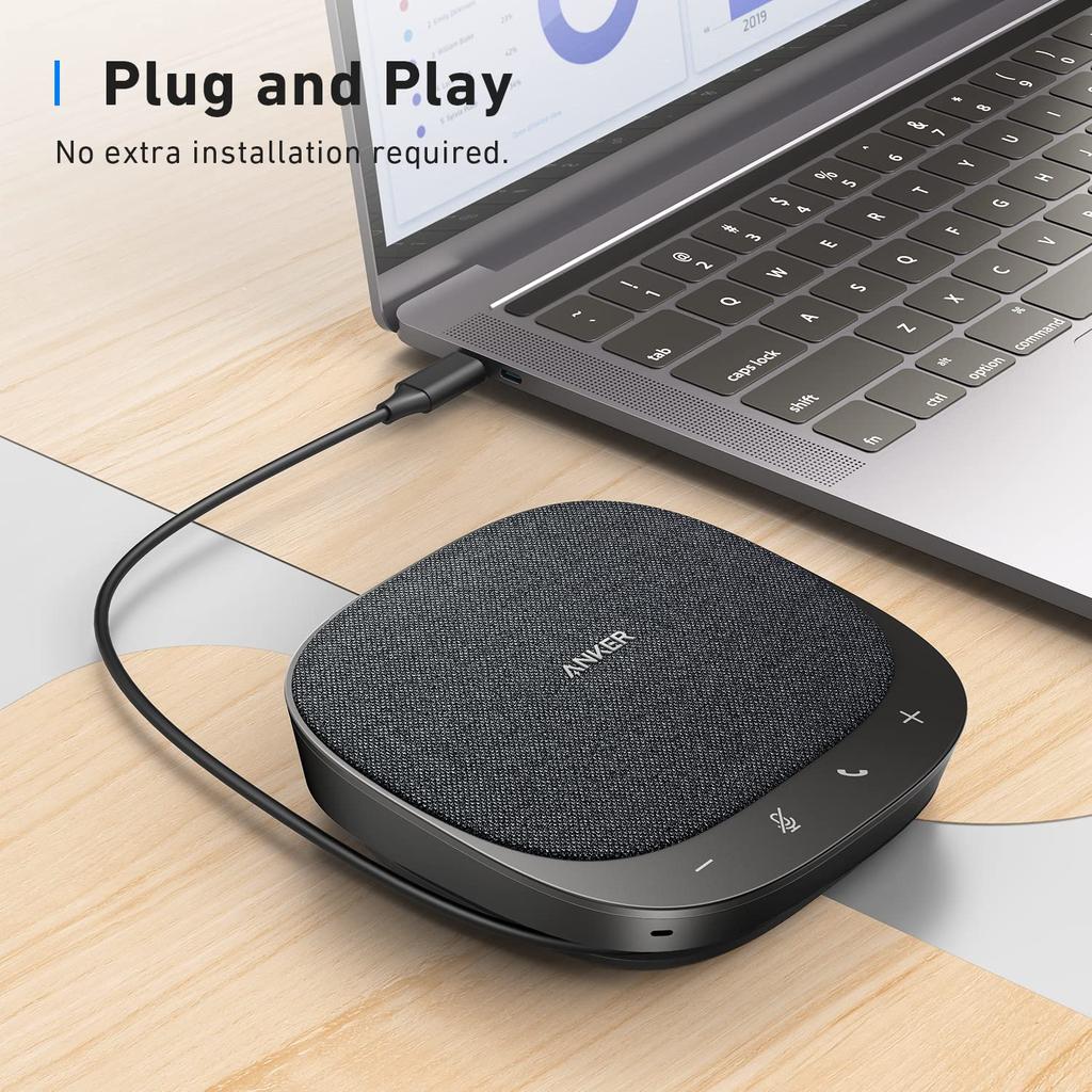 Anker PowerConf USB Speakerphone, S330 – Black