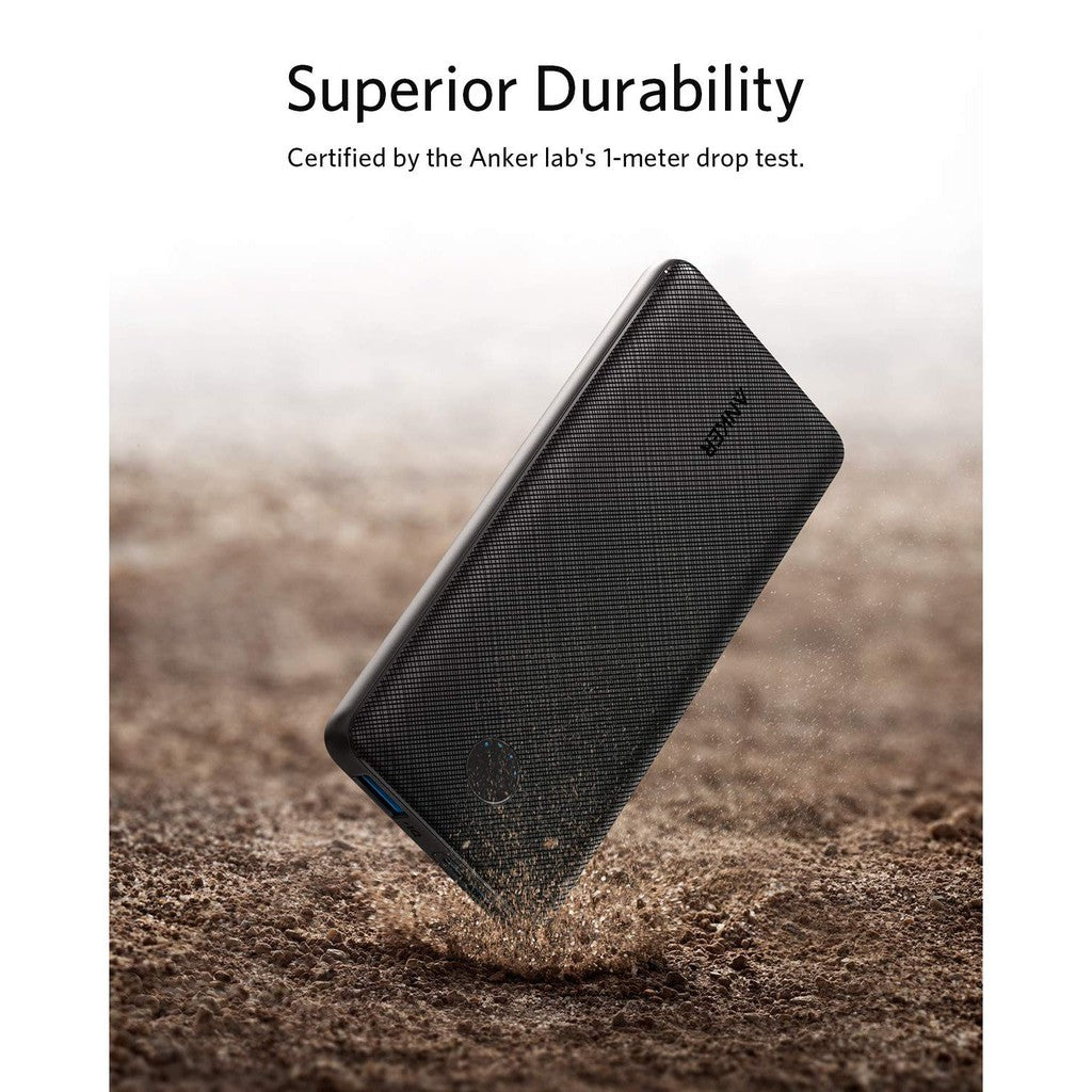 Anker PowerCore Slim Power Bank - 10,000mAh / 12W / Black