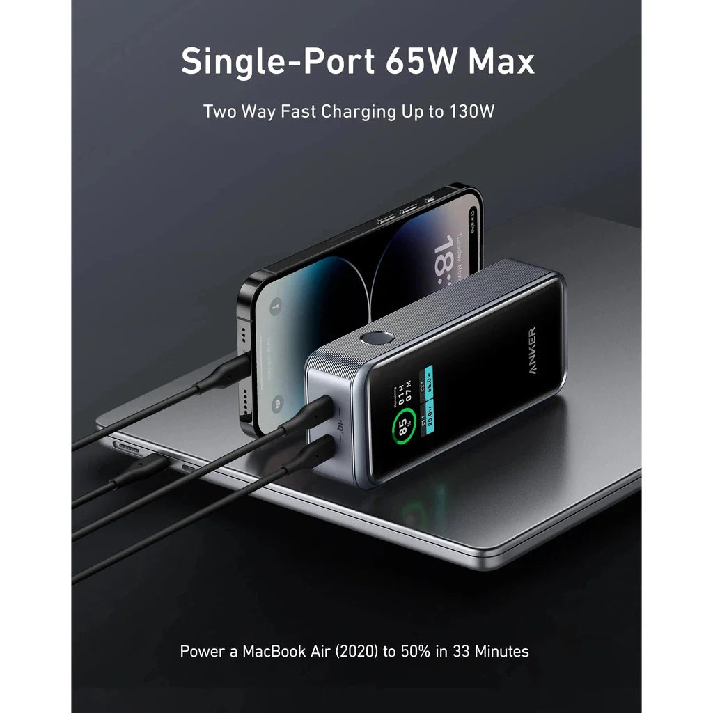 Anker Prime Series 7 Power Bank - 130W / 12,000mAh / Black