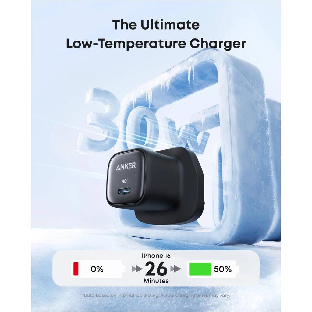 Anker Zolo Charger - 30W / USB-C / Black