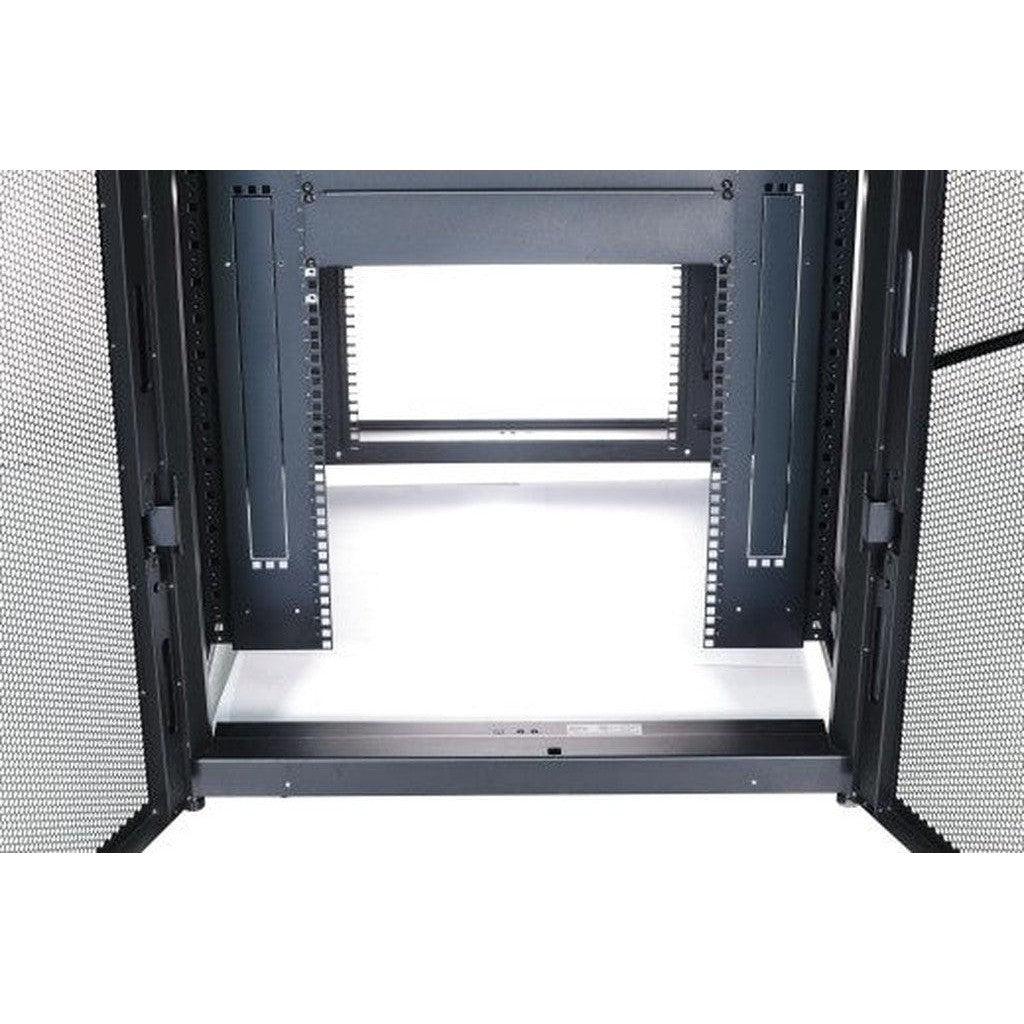 Apc 42U Easy Rack Cabinet, Dimension 800Mmx800Mm, 19'' Bracket Width, With Roof / Side Panel / Castors, Feet And 4 Brackets, No Bottom, Black | Er8282