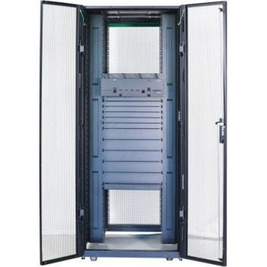 Apc 42U Easy Rack Cabinet, Dimension 800Mmx800Mm, 19'' Bracket Width, With Roof / Side Panel / Castors, Feet And 4 Brackets, No Bottom, Black | Er8282