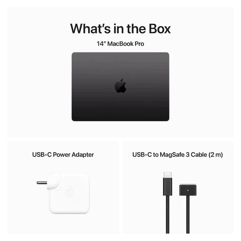 Apple MacBook Pro - 14.2" / M3 Max / 16-Core CPU / 40-Core GPU / 128GB RAM / 8TB SSD / Arb/Eng / Space Black / 1YW