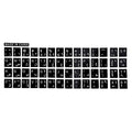 Arabic Keyboard Stickers - Black