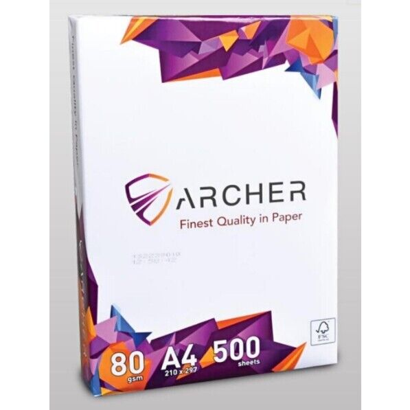Archer A4 Photocopy Paper 80gsm 500 sheets - Ream