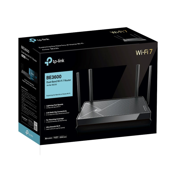 Archer BE230 TP-Link BE3600 Dual-Band Wi-Fi 7 Router