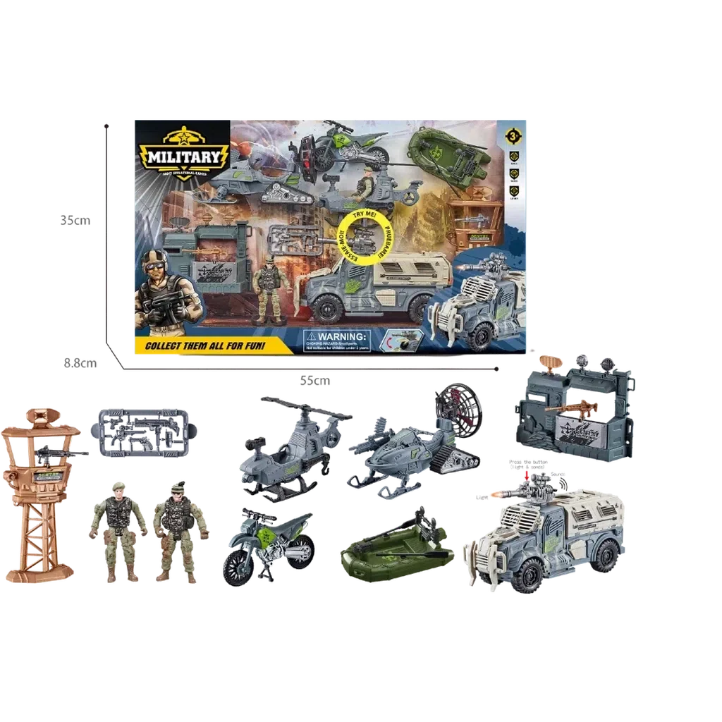 Army Toy Series Window Box-F8-1A
