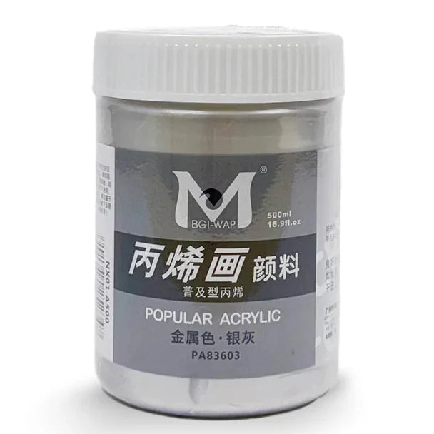 Art Ranger Medium-Up Acrylic Paint 500Ml 603 Slivery