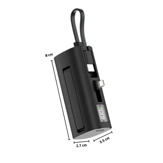 Aspor A352 Portable Power Bank - 5000mAh / 22.5W / Type-C / Black