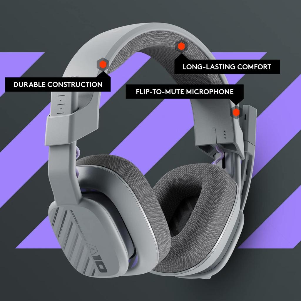 Astro A10 Gen 2 Ozone Over Ear Wired Gaming Headset - Grey